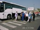 at Catania airport before departure